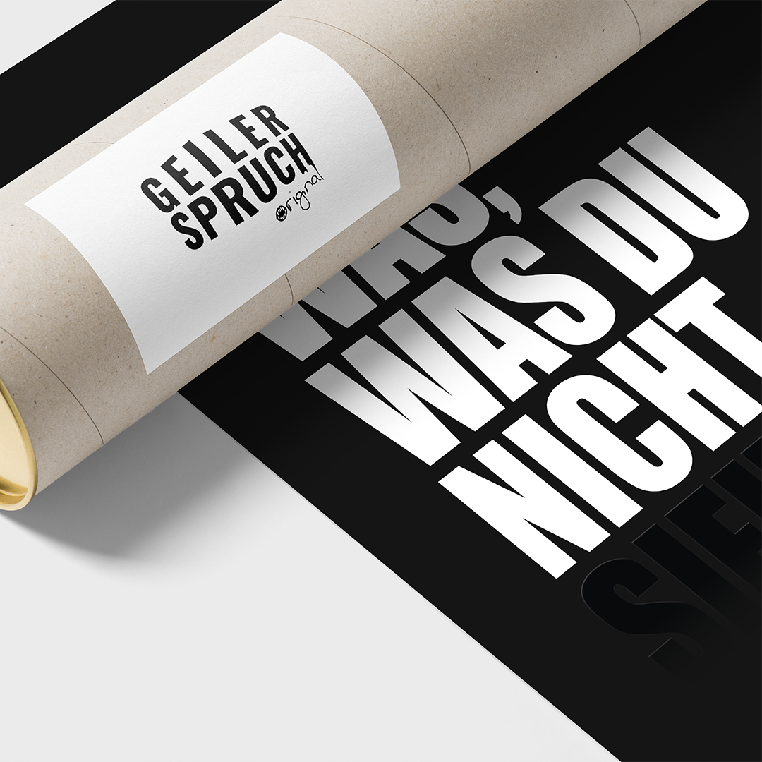 Poster »Ich Sehe Was, Was Du Nicht Siehst«